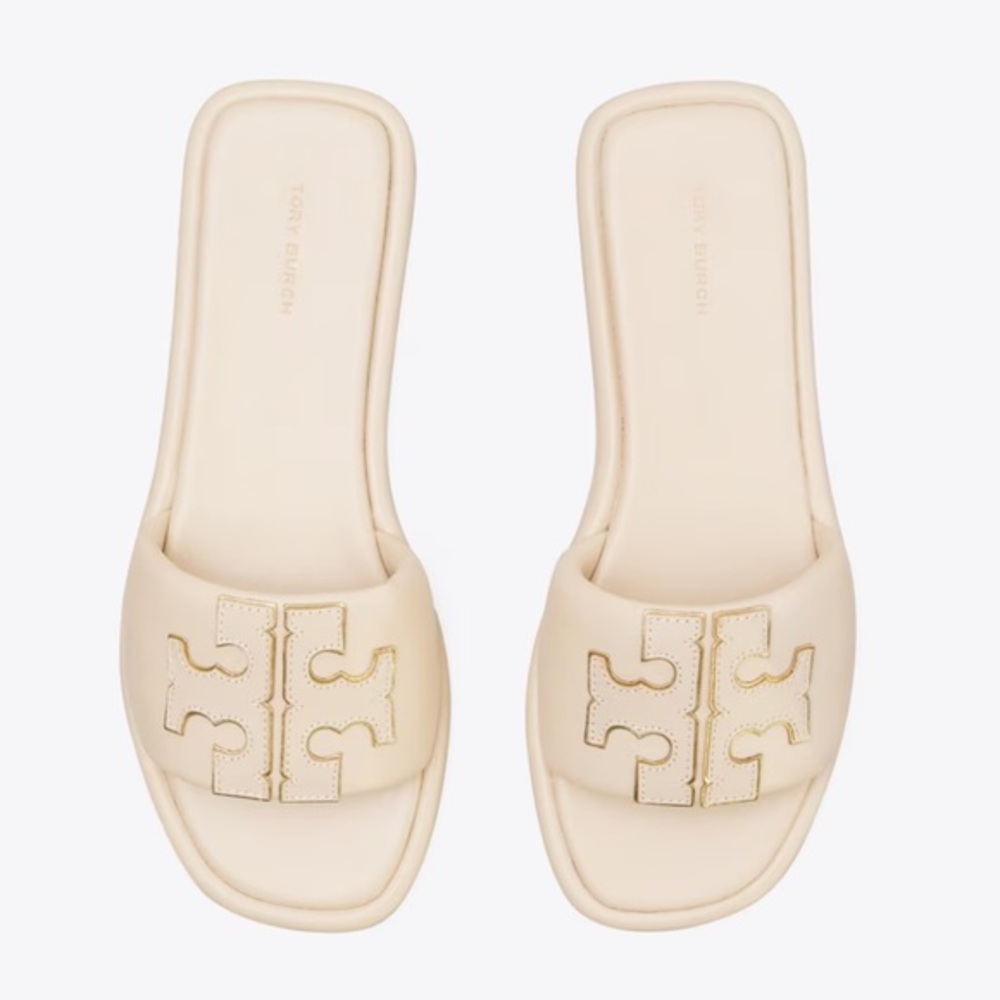 New Tory Burch DOUBLE T SPORT SLIDE